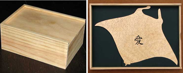 wooden boxes